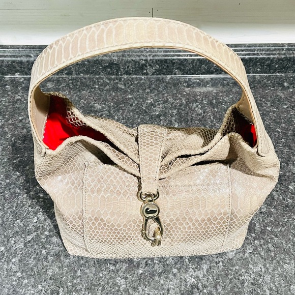 Dooney & Bourke Snakeskin Lock Sac - Picture 5 of 12